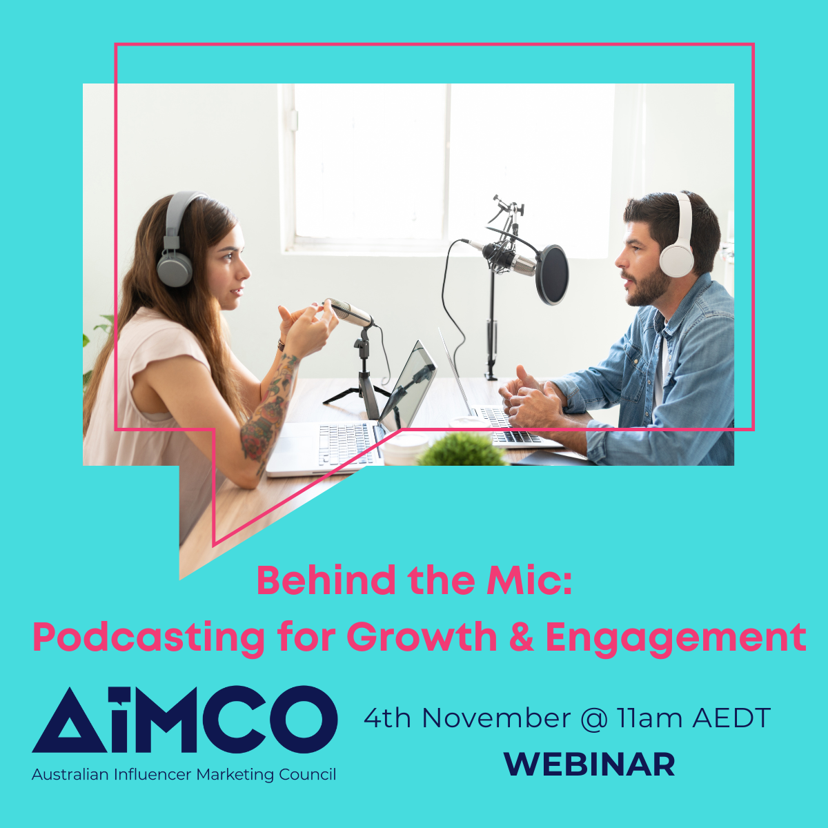 Creator led Podcasting webinar